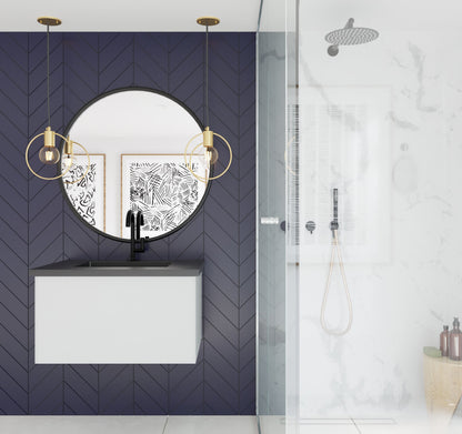 Vitri 30" Wall Hung Bathroom Vanity Cabinet