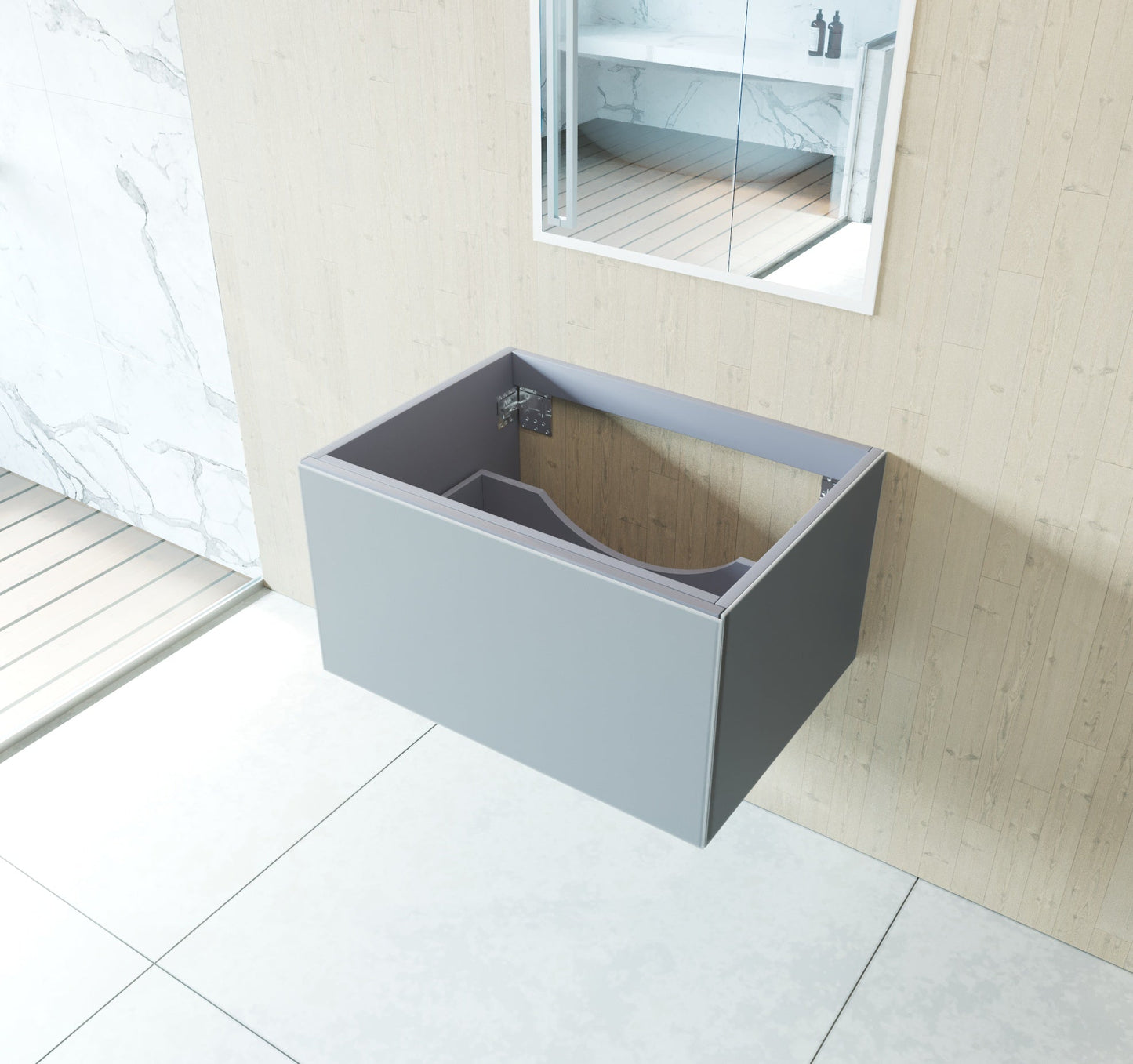 Vitri 30" Wall Hung Bathroom Vanity Cabinet