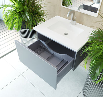 Vitri 30" Wall Hung Bathroom Vanity Cabinet