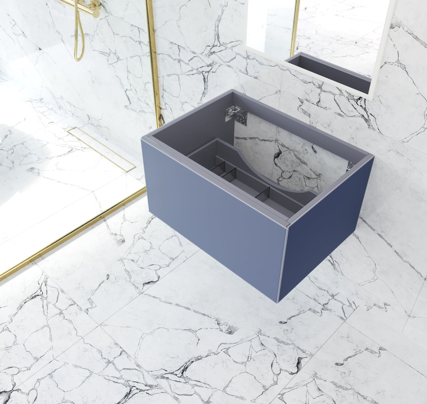 Vitri 30" Wall Hung Bathroom Vanity Cabinet