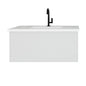 Vitri 36" Bathroom Vanity with VIVA Stone Matte White Solid Surface Countertop