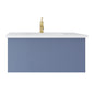 Vitri 36" Bathroom Vanity with VIVA Stone Matte White Solid Surface Countertop