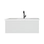 Vitri 42" Bathroom Vanity with VIVA Stone Matte White Solid Surface Countertop