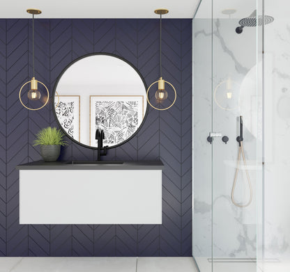 Vitri 42" Wall Hung Bathroom Vanity Cabinet