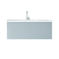 Vitri 42" Bathroom Vanity with VIVA Stone Matte White Solid Surface Countertop