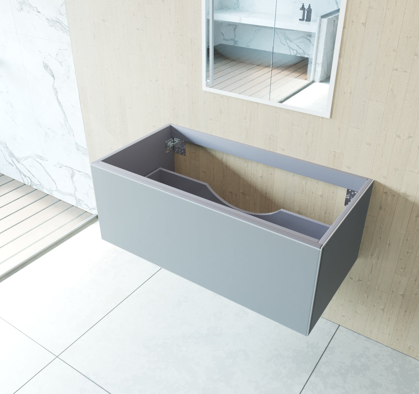 Vitri 42" Wall Hung Bathroom Vanity Cabinet