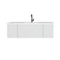 Vitri 54"Bathroom Vanity with VIVA Stone Matte White Solid Surface Countertop
