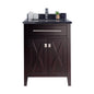 Wimbledon 24" Brown Bathroom Vanity with Countertop
