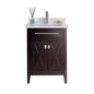 Wimbledon 24" Brown Bathroom Vanity with Countertop