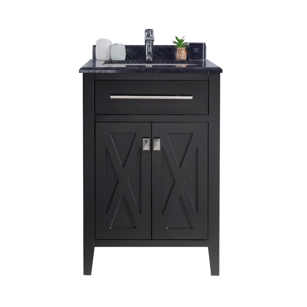 Wimbledon 24" Espresso Bathroom Vanity with Countertop