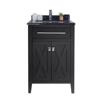 Wimbledon 24" Espresso Bathroom Vanity with Countertop