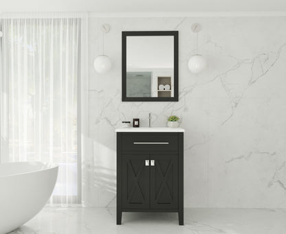 Wimbledon 24" Espresso Bathroom Vanity with Countertop