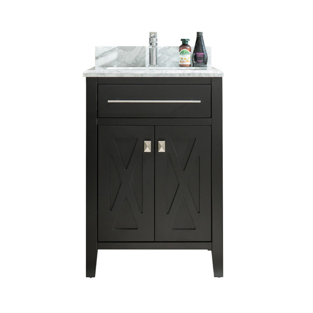 Wimbledon 24" Espresso Bathroom Vanity with Countertop