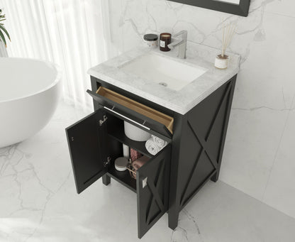 Wimbledon 24" Espresso Bathroom Vanity with Countertop