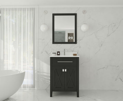 Wimbledon 24" Espresso Bathroom Vanity with Countertop
