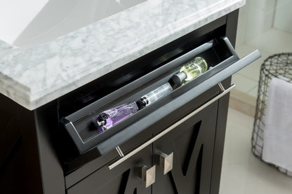 Wimbledon 24" Espresso Bathroom Vanity with Countertop