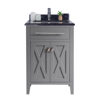 Wimbledon 24" Grey Bathroom Vanity with Countertop