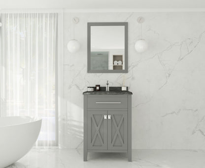 Wimbledon 24" Grey Bathroom Vanity with Countertop