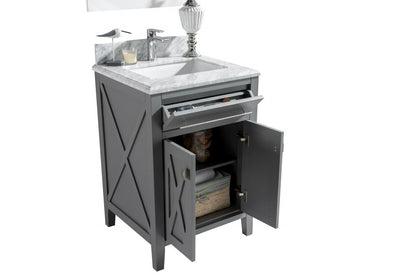 Wimbledon 24" Grey Bathroom Vanity with Countertop