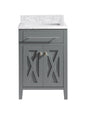 Wimbledon 24" Grey Bathroom Vanity with Countertop