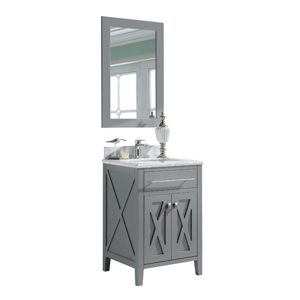 Wimbledon 24" Grey Bathroom Vanity with Countertop