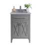 Wimbledon 24" Grey Bathroom Vanity with Countertop