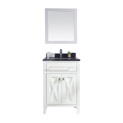 Wimbledon 24" White Bathroom Vanity with Countertop