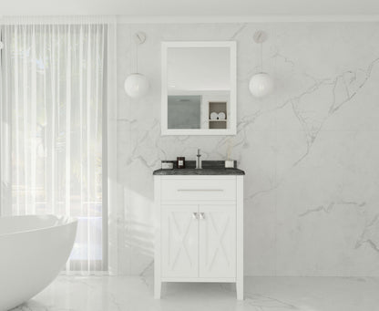 Wimbledon 24" White Bathroom Vanity with Countertop