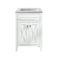 Wimbledon 24" White Bathroom Vanity with Countertop