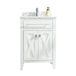 Wimbledon 24" White Bathroom Vanity with Countertop