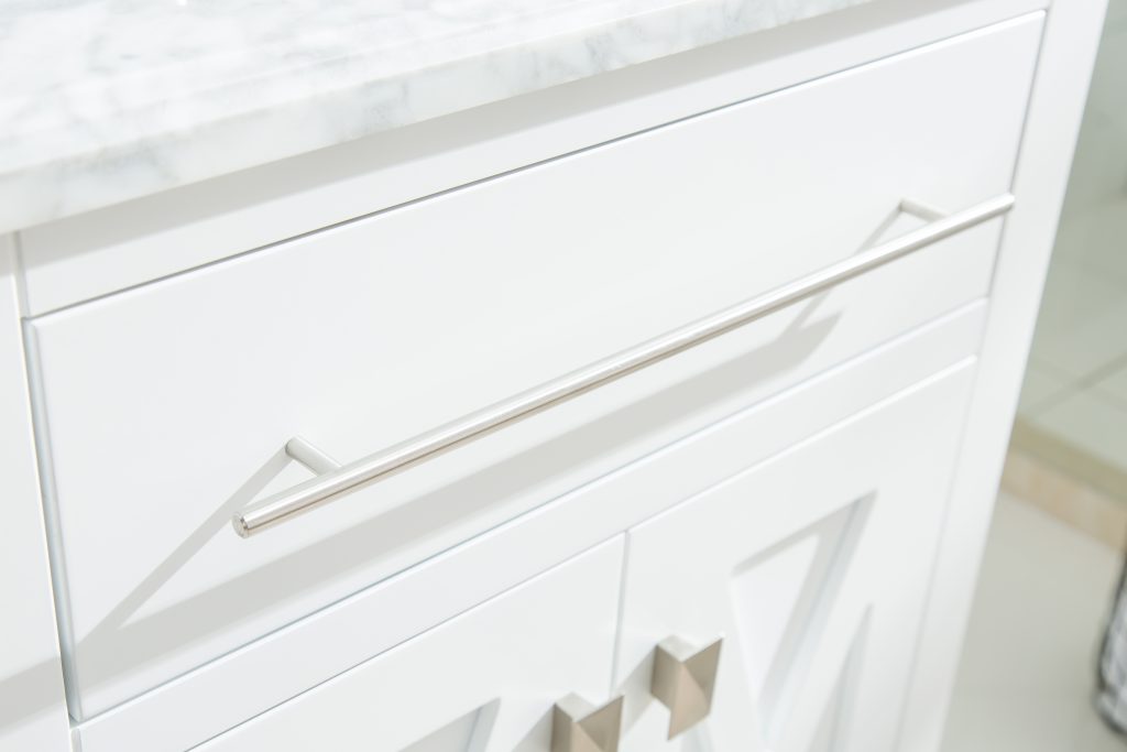Wimbledon 24" White Bathroom Vanity with Countertop