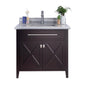 Wimbledon 36" Brown Bathroom Vanity with Countertop