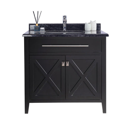 Wimbledon 36" Espresso Bathroom Vanity with Countertop
