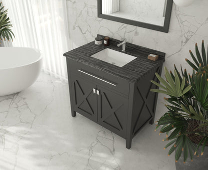 Wimbledon 36" Espresso Bathroom Vanity with Countertop