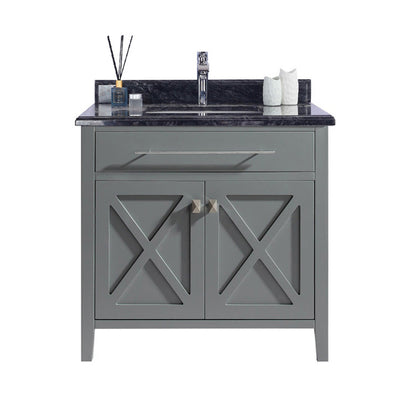 Wimbledon 36" Grey Bathroom Vanity with Countertop