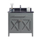 Wimbledon 36" Grey Bathroom Vanity with Countertop