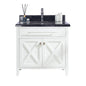 Wimbledon 36" White Bathroom Vanity with Countertop