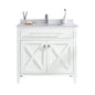 Wimbledon 36" White Bathroom Vanity with Countertop