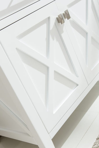 Wimbledon 36" White Bathroom Vanity with Countertop