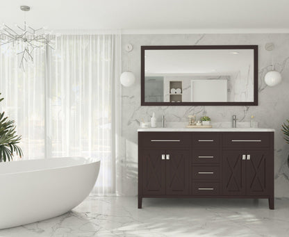 Wimbledon 60" Double Sink Bathroom Vanity Cabinet