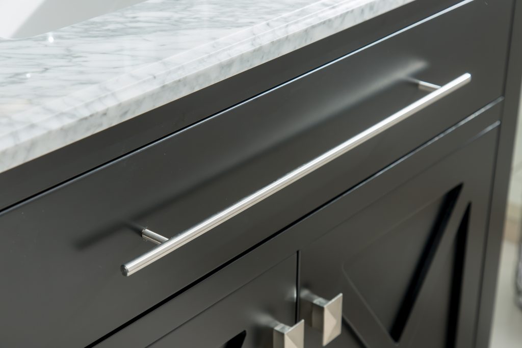 Wimbledon 60" Espresso Double Sink Bathroom Vanity with Countertop