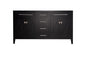 Wimbledon 60" Double Sink Bathroom Vanity Cabinet