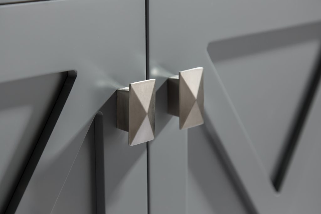 Wimbledon 60" Grey Double Sink Bathroom Vanity with Countertop
