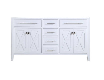 Wimbledon 60" Double Sink Bathroom Vanity Cabinet