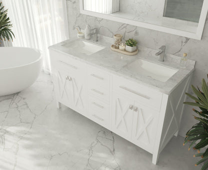 Wimbledon 60" Double Sink Bathroom Vanity Cabinet
