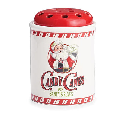 Santa's Sweet Shoppe Collection - CANDY CANES FOR SANTA'S ELVES CANDY DISH