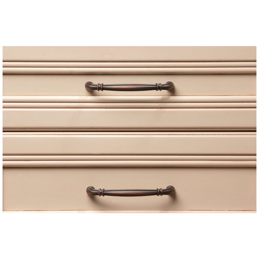 96 mm Center-to-Center Satin Nickel Lafayette Cabinet Pull