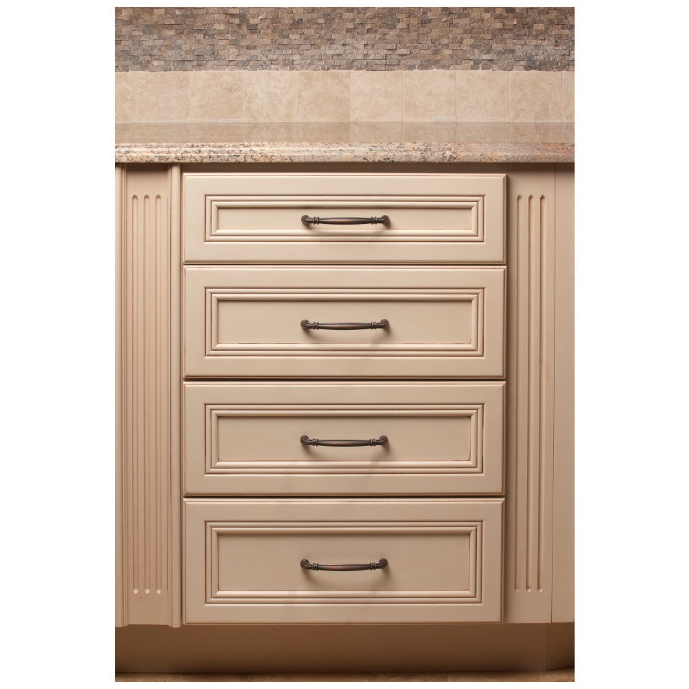 96 mm Center-to-Center Satin Nickel Lafayette Cabinet Pull