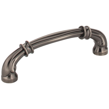 96 mm Center-to-Center Satin Nickel Lafayette Cabinet Pull