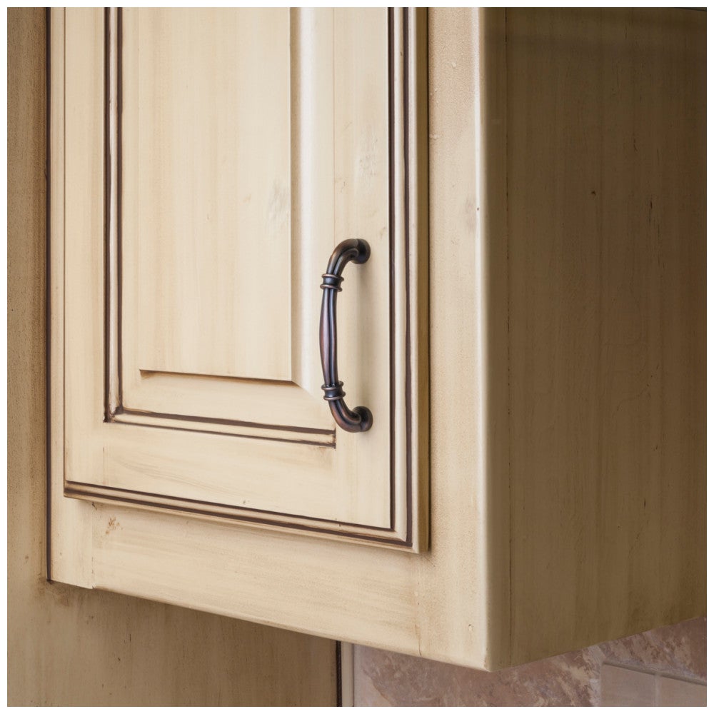 96 mm Center-to-Center Satin Nickel Lafayette Cabinet Pull
